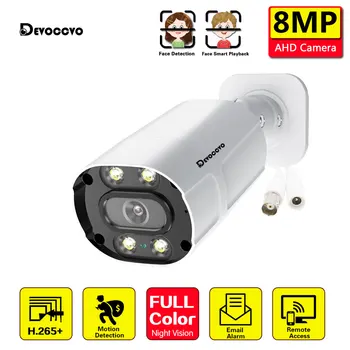 XMEYE 4K 8MP AHD Камера безопасности BNC Наружная водонепроницаемая цветная камера ночного видения Bullet CCTV Аналоговая камера видеонаблюдения для DVR