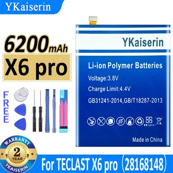 YKaiserin X 6 Pro H28150170P Аккумулятор емкостью 6200 мАч для TECLAST X6pro H28150170P X6 Pro 28168148 Аккумулятор