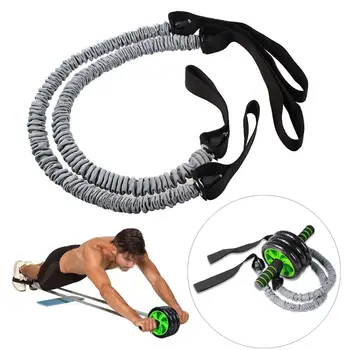 YOUZI 2шт Tpr Роликовая веревка для растяжения талии, упражнения для брюшного пресса, фитнес-эспандеры для похудения, Тренажер для похудения