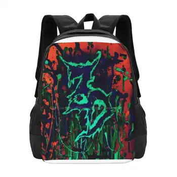 Zeds Dead Abstract Art рюкзак для подростков, студентов колледжа, дизайнерские сумки Zeds Dead Edm Music Abstract Dj Bassnectar