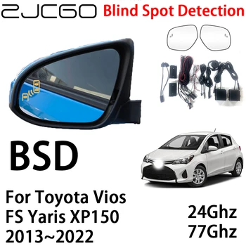 ZJCGO Автомобильная BSD Радарная Система Предупреждения Об Обнаружении Слепых Зон Предупреждение о Безопасности Вождения для Toyota Vios FS Yaris XP150 2013 ~ 2022
