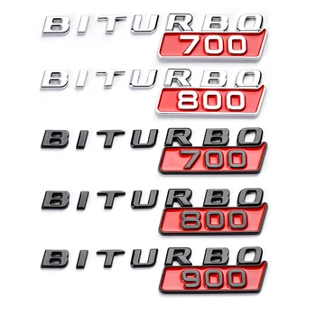 Автомобильный ABS BITURBO 700 800 900 Логотип Боковое Крыло Багажник Значок Кузова Эмблема Для Benz Brabus G Class g700 G800 G900 W463 Наклейки Стикеры