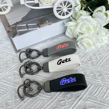Аксессуары для ключей из воловьей кожи верхнего слоя для автомобильных аксессуаров Hyundai GETZ