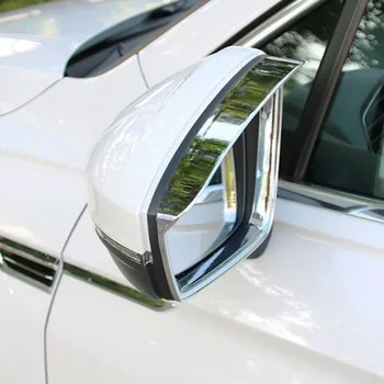 Аксессуары из АБС-пластика и хрома для Jeep Cherokee KL 2015 2016 2017 2018, Автомобильный блок зеркал заднего вида, дождевая рамка для бровей, накладка