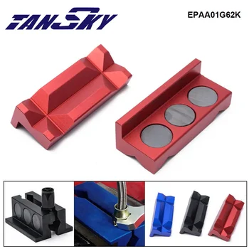 Алюминиевые 4-дюймовые тиски TANSKY С защитными вставками для широкого спектра тисков с магнитной опорой. aa01g62k