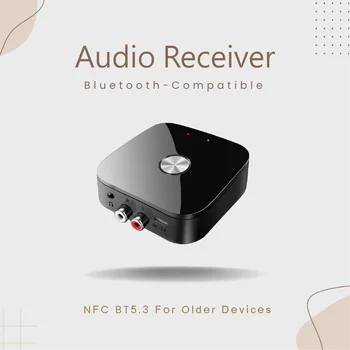 Аудиоприемник BT 5.3 RCA, совместимый с Bluetooth, для старых устройств, стерео aptX, 3,5-мм разъем, беспроводной адаптер Aux, музыкальный
