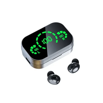 Беспроводные наушники Bluetooth YD04 со светодиодным цифровым дисплеем, наушники-вкладыши Bluetooth 5.3, спортивные наушники-гарнитура