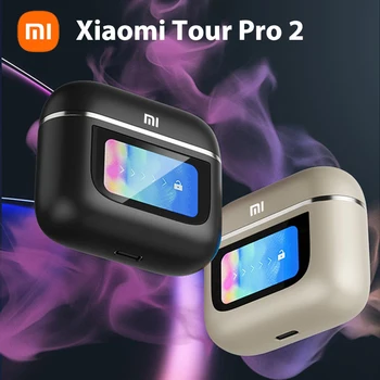 Беспроводные наушники Xiaomi ANC TOUR PRO 2 с активным шумоподавлением Bluetooth Наушники TWS Маленькие Спортивные водонепроницаемые наушники