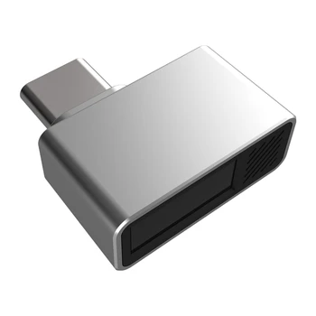 Биометрический сканер, считыватель отпечатков пальцев USB C, считыватель отпечатков пальцев для Windows 10 (1 шт.)
