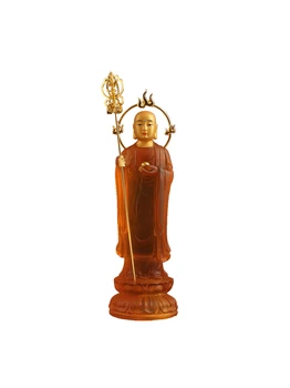 Благоприятные украшения для росписи Статуи Будды Короля Тибета Бодхисаттвы из искусственного стекла в домашних условиях