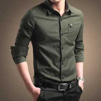 Брендовая мужская рубашка MRMT 2023, хлопчатобумажная рубашка с длинными рукавами, подходящая для молодых деловых мужчин, однотонная тонкая рубашка