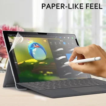 Бумажная Защитная Пленка Для экрана С Матовой Покраской Для Microsoft Surface Pro 4 5 6 7 Go 2 3 10,3 12,3 