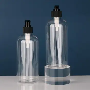 Бутылочки-дозаторы с дизайном дна, прочные бутылочки-помпы, не содержащие Bpa, Портативные дозаторы для шампуня, лосьона, мыла, 4шт 500 мл