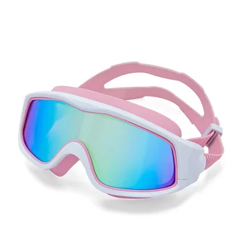 Взрослые водонепроницаемые регулируемые силиконовые очки для дайвинга с защитой от запотевания HD, профессиональные очки для плавания, очки для серфинга на открытом воздухе.