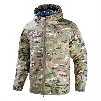Военная тактическая куртка HAN WILD, сверхтолстая ветровка, зимние парки, одежда для охоты, пальто для кемпинга, армейская куртка Polar -25 ° F