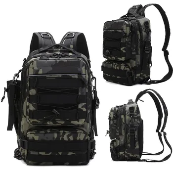 Военный тактический рюкзак, для альпинизма, кемпинга, спорта, путешествий, Многофункциональный, Охотничий, большой емкости, сумка через плечо