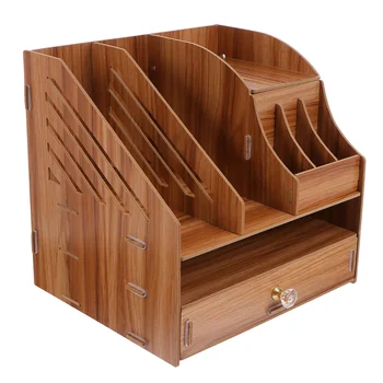 Выдвижной деревянный ящик для хранения, Органайзер, Разные контейнеры, стол, Настольный офис