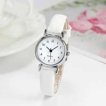 Высококачественные брендовые кварцевые часы, женские модные повседневные часы с маленьким циферблатом, кожаный ремешок, наручные часы для женщин Relojes Para Mujer