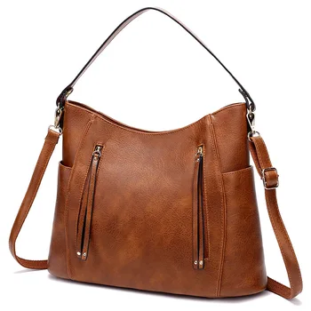 Высококачественные Женские сумки через плечо из натуральной кожи, роскошная однотонная сумка из коровьей кожи, женская сумка-мессенджер, сумка-тоут