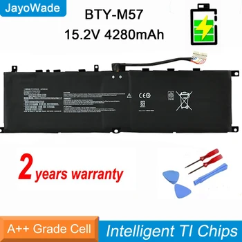 Высококачественный Новый Умный Аккумулятор для ноутбука BTY-M57 Для Ноутбука MSI GP66 GP76 MS-17K3 Leopard серии 10UG 15,2 V 4280mAh 65WH BTY M57