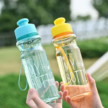 Герметичная спортивная бутылка для воды для ежедневного питья, спортивная чашка для воды большой емкости, пластиковая чашка для воды с откидной крышкой для домашних животных