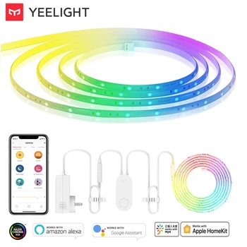 Глобальная версия Yeelight Aurora Smart Light Strip 1S RGB Красочный WiFi от 2 М до 10 М 60 светодиодных полос Для приложения xiaomi mi home Homekit