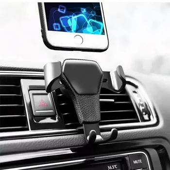 Гравитационный Автоматический держатель телефона Крепление для автомобильного вентиляционного отверстия Универсальный Держатель мобильного телефона Подставка для мобильного телефона для iPhone для Samsung
