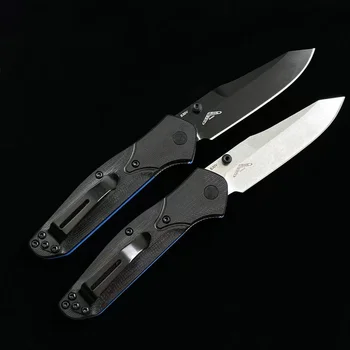 Двухцветная ручка G10 BM 945 Тактический Складной Нож для кемпинга на открытом воздухе, безопасные карманные ножи EDC Инструмент
