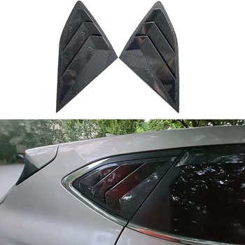 Детали отделки жалюзи на заднем боковом стекле, вентиляционные отверстия, Детали отделки панели для Hyundai Tucson 2016-2020 - ABS из углеродного волокна