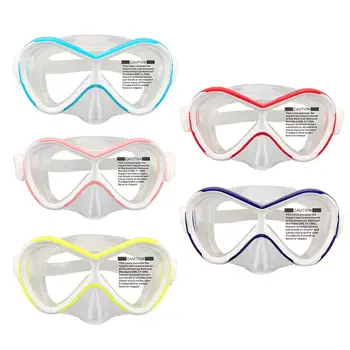 Детская маска для плавания, Набор очков для подводного плавания, респиратор для подводного плавания, Противотуманные Герметичные маски для безопасного дыхания для детей
