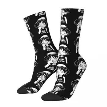 Детские одноногие носки унисекс Luffy, Ветрозащитные носки Happy Socks, уличный стиль Crazy Sock