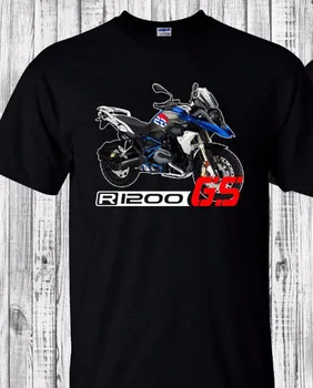 Дизайнерская футболка из 100% хлопка с коротким рукавом r1200gs F800GS Lc Rally Совершенно Новые высококачественные футболки для приключений на мотоциклах