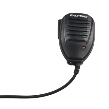 Динамик С Микрофоном Walkie-talkie 3,5 мм/2,5 мм Разъем-BF-888S Черный Для Портативного Микрофона Baofeng Микрофон Радио Прочный