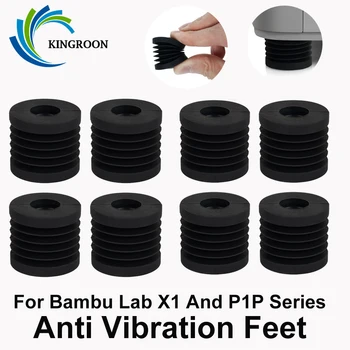 Для 3D-принтера Bambu Lab Антивибрационные Ножки Для серии Bambu Lab X1 И Универсальной Резиновой Ножки P1P Противоскользящая Резиновая Амортизационная Накладка