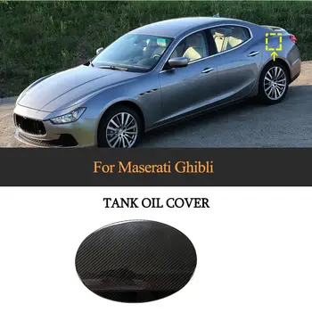 Для Ghibli Масляная Крышка Топливного Бака Наклейка Протектор для Maserati Ghibli 2014-2018 Отделка Масляного бака Автомобиля из Углеродного Волокна