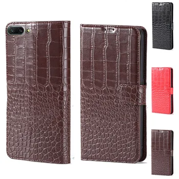 Для Huawei Honor 10 Роскошный кожаный бумажник с откидной крышкой в крокодиловом стиле, чехол для телефона Honor View 10, чехол для телефона, слот для карт