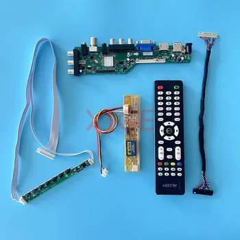 Для LTN141P2-L01 LTN141P4 Драйвер Платы контроллера 1400*1050 DVB Цифровой LVDS-30Pin ЖК-дисплей 1CCFL DIY Kit USB + HDMI + VGA + AV + IR