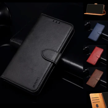 Для Redmi 9C кожаный винтажный чехол для телефона чехол для чехла Флип магнитный чехол для кошелька