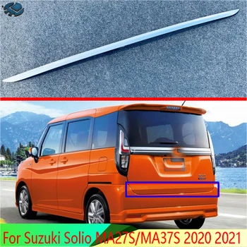 Для Suzuki Solio MA27S/MA37S 2020 2021 Отделка Задних Ворот Из Нержавеющей Стали, Молдинг Заднего Багажника, Рамка Для Укладки, Гарнир