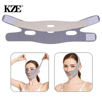 Дышащая маска для сна, подтяжка лица, V-образный бандаж для коррекции фигуры, V-образный бандаж Magic Lift для коррекции двойного подбородка, фирменная маска против морщин на лице