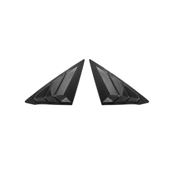 Жалюзи на задние боковые стекла Треугольные оконные жалюзи для Honda Civic Седан 11Th 2022 2023 - ABS из углеродного волокна