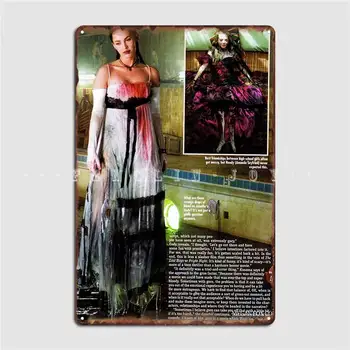 Журнал Jennifers Body Dress Металлические таблички для оформления вечеринок Настенная роспись Жестяная Вывеска Плакат