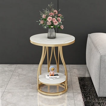 Журнальный столик в прихожей, Эстетичный, уникальный для угощения, Низкий Садовый Металлический Современный чайный столик в скандинавском стиле, Центр Muebles Мебель для дома