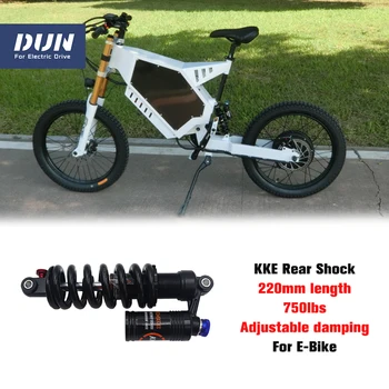 Задняя Амортизационная подвеска KKE с регулируемым демпфированием 220 мм 750 фунтов для электрического горного велосипеда Enduro Bicycle eBike