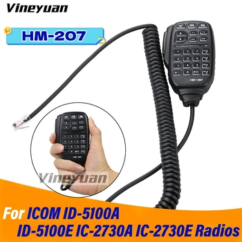 Замена Портативного Управляющего Микрофона HM-207 для Цифрового Мобильного Микрофона ICOM IC-2730E ID-5100A ID-5100E IC-2730A Radio