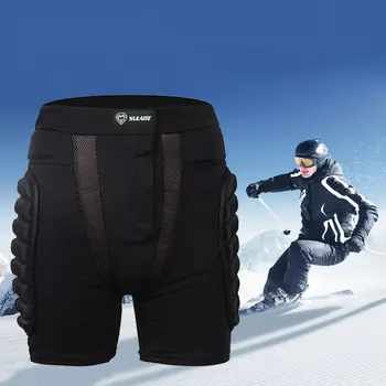 Защитные шорты с подкладкой для ягодиц Защитное снаряжение EVA Hip Protector Мягкие лыжные шорты для катания на сноуборде