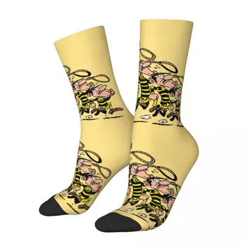 Зимние носки унисекс от Daltons Lucky Luke, ветрозащитные носки Happy Socks в уличном стиле Crazy Sock