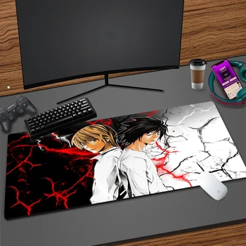 Игровой аниме Death Note на заказ Новый HD Большой коврик для мыши XXL Коврик для мыши для ноутбука Мягкий ковер из натурального каучука Мягкий коврик для мыши для офисного ПК