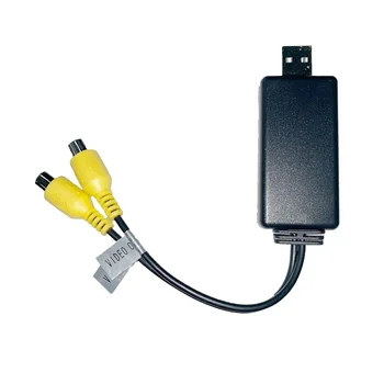 Интерфейс USB к адаптеру видеовыхода RCA для подключения монитора подголовника для системы Android, автомобильного радио, мультимедийного плеера, видеовыхода AV.