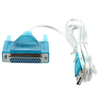 Кабель-адаптер USB для принтера DB25 с 25-контактным параллельным портом